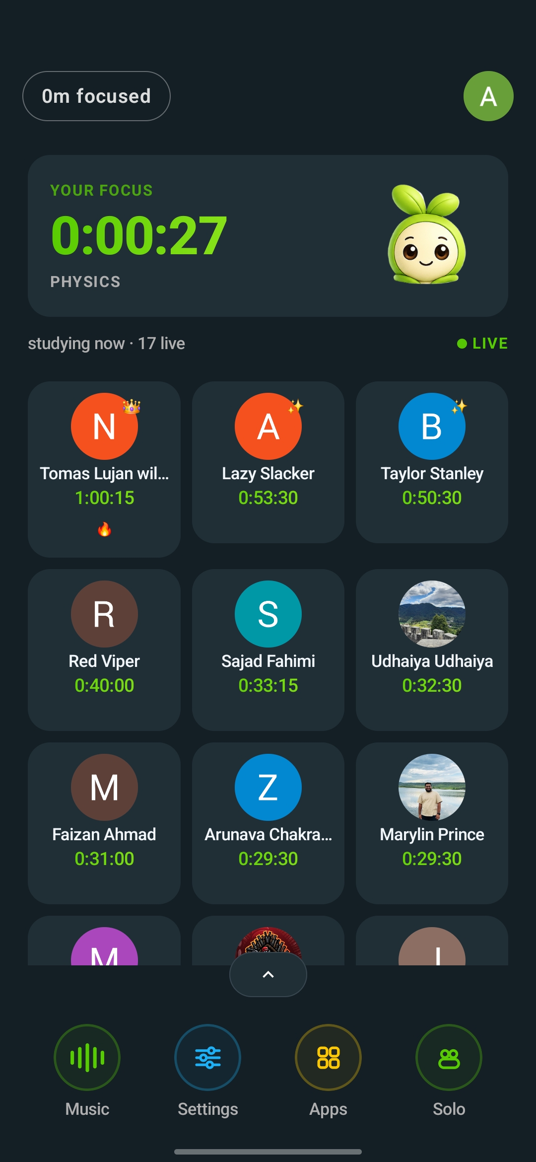 Students studying live on Brainn right now